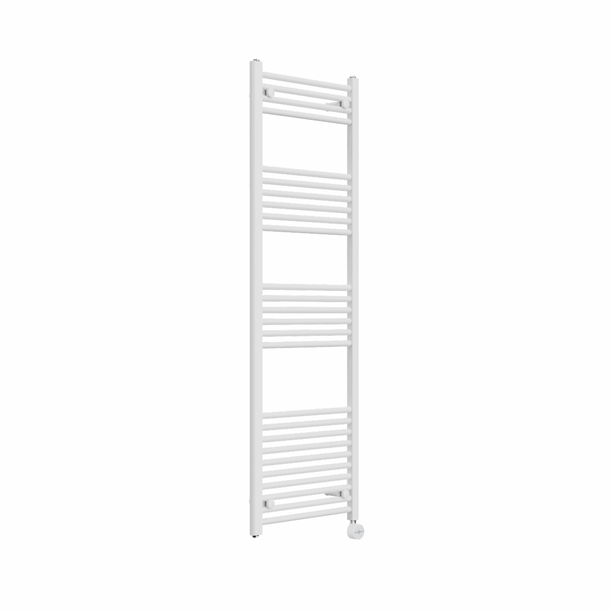 Bergen 1600 x 500mm Straight White Thermostatic Touch Control Electric Heated Towel Rail