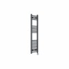 Bergen 1200 x 300mm Straight Anthracite Thermostatic Touch Control Wifi Electric Heated Towel Rail