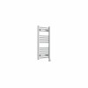 Bergen 800 x 400mm Straight Chrome Thermostatic Touch Control Wifi Electric Heated Towel Rail
