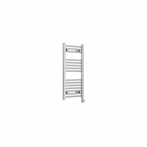 Bergen 800 x 400mm Straight Chrome Thermostatic Touch Control Wifi Electric Heated Towel Rail