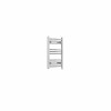 Fjord 600 x 400mm Curved Chrome Prefilled Electric Heated Towel Rail