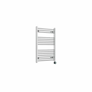 Bergen 800 x 600mm Straight Chrome Thermostatic Touch Control Wifi Electric Heated Towel Rail
