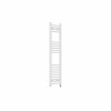 Bergen 1200 x 300mm Straight White Prefilled Electric Heated Towel Rail