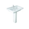RAK-Resort 650mm Basin with Full Pedestal