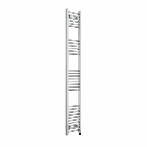 Bergen 1800 x 300mm Straight Chrome Prefilled Electric Heated Towel Rail