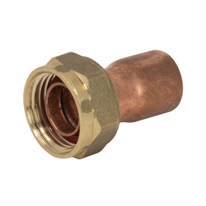 End Feed 22mm X 3/4" Straight Tap Connector