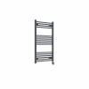 Bergen 1000 x 600mm Straight Anthracite Thermostatic Touch Control Electric Heated Towel Rail