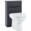 Imperio Bellissima - 500mm Toilet Unit - Matt Grey