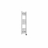 Fjord 1000 x 300mm Curved Chrome Thermostatic Touch Control Wifi Electric Heated Towel Rail