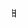 Fjord 600 x 400mm Curved Anthracite Thermostatic Touch Control Electric Heated Towel Rail