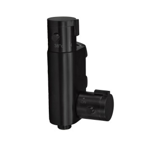 Douche Thermostatic Vertical Valve Matt Black