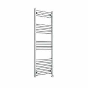 Bergen 1600 x 600mm Straight Chrome Thermostatic Touch Control Electric Heated Towel Rail