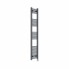 Bergen 1600 x 300mm Straight Anthracite Thermostatic Touch Control Wifi Electric Heated Towel Rail