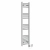 Bergen 1400 x 300mm Straight Chrome HEC Thermostatic Electric Heated Towel Rail