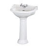 Dorchester Full Pedestal Basin - Choice of Size & Tap Holes