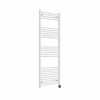 Bergen 1600 x 600mm Straight White Thermostatic Touch Control Electric Heated Towel Rail