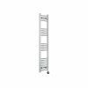 Fjord 1400 x 300mm Curved Chrome Thermostatic Touch Control Wifi Electric Heated Towel Rail