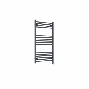 Bergen 1000 x 600mm Straight Anthracite Thermostatic Touch Control Wifi Electric Heated Towel Rail