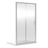 Beck - 1000mm Sliding Door - Chrome