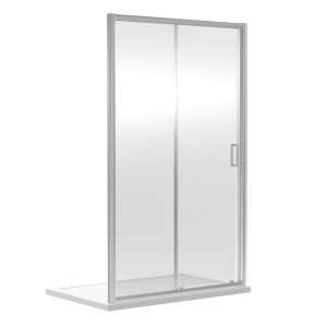 Beck - 1000mm Sliding Door - Chrome