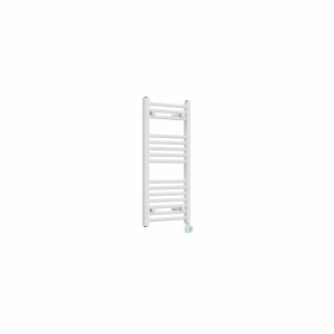 Bergen 800 x 400mm Straight White Thermostatic Touch Control Wifi Electric Heated Towel Rail