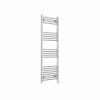 Bergen 1400 x 500mm Straight Chrome Thermostatic Touch Control Electric Heated Towel Rail