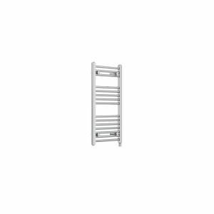 Bergen 800 x 400mm Straight Chrome Prefilled Electric Heated Towel Rail