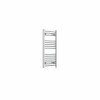Bergen 800 x 400mm Straight Chrome Prefilled Electric Heated Towel Rail