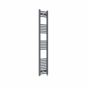 Fjord 1600 x 300mm Curved Anthracite Electric Heated Towel Rail