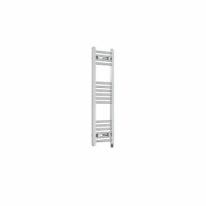 Bergen 1000 x 300mm Straight Chrome Prefilled Electric Heated Towel Rail