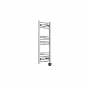 Fjord 1000 x 400mm Curved Chrome Thermostatic Wifi Control Electric Heated Towel Rail