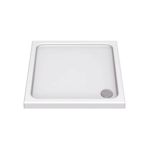 KStone - Anti-Slip 900 x 900mm Square Shower Tray - White - KS 90SR