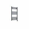 Bergen 1000 x 600mm Straight Anthracite Thermostatic Touch Control Electric Heated Towel Rail