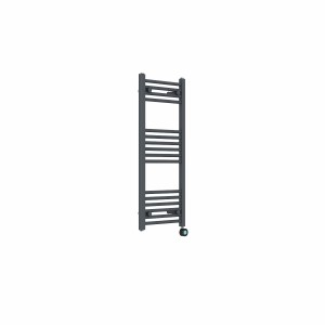 Bergen 1000 x 400mm Straight Anthracite Thermostatic Touch Control Wifi Electric Heated Towel Rail