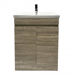 600mm Grey Oak Vanity Unit and Basin