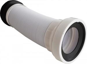 Flexible Waste Pan Connector Long 300-700mm 