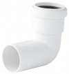 Waste Push Fit 32mm 90 Degree Conversion Bend White