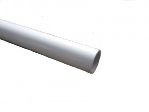 3 Metre Length Waste Solvent Weld 40mm Pipe - White