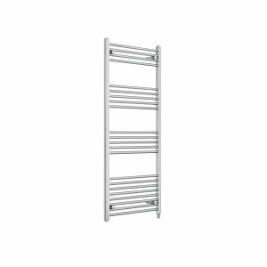 Bergen 1400 x 600mm Straight Chrome Prefilled Electric Heated Towel Rail