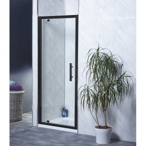 Ai6 Pivot Shower Door W760mm - Black