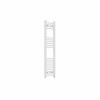 Bergen 1200 x 300mm Straight White Prefilled Electric Heated Towel Rail