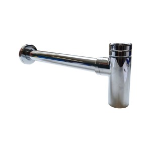 Chrome Square Bottle Trap 32mm / 35mm Pipe