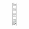 Bergen 1600 x 400mm Straight Chrome Thermostatic Wifi Control Electric Heated Towel Rail