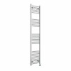 Bergen 1800 x 400mm Straight Chrome Thermostatic Touch Control Electric Heated Towel Rail