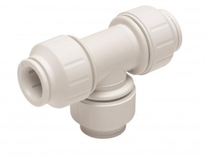 Speedfit 22mm Equal Tee White