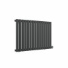 Karlstad Electric Anthracite Single Flat Panel Horizontal Bluetooth Designer Radiator