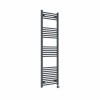 Bergen 1600 x 500mm Straight Anthracite Thermostatic Touch Control Electric Heated Towel Rail