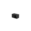 Black Support Bar T-Piece for Wasdale Wet Room Screens