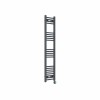 Bergen 1400 x 300mm Straight Anthracite Thermostatic Touch Control Electric Heated Towel Rail