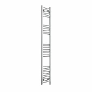 Bergen 1800 x 300mm Straight Chrome Prefilled Electric Heated Towel Rail
